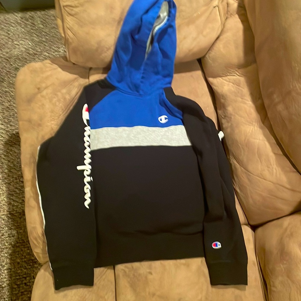 Champion sweatshirt.